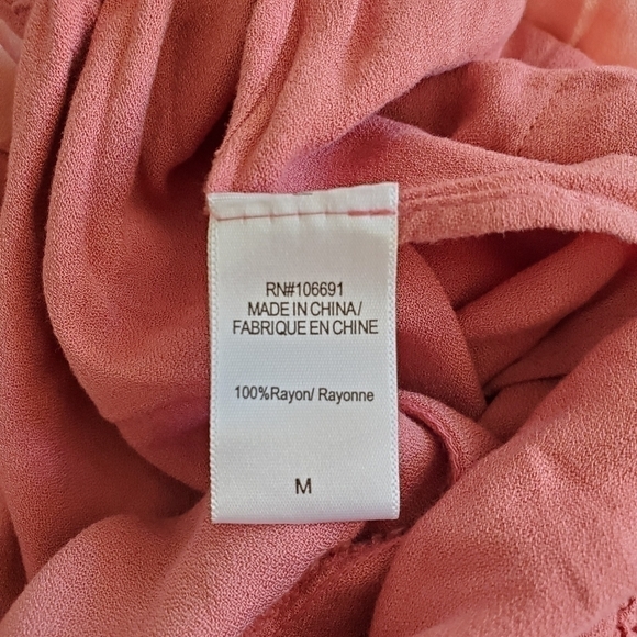 New Young Fabulous & Broke Palms Ombre Wide Leg Pants NWT Size Medium - Picture 11 of 12